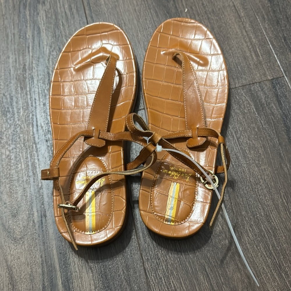 NEW! Sam Edelman Women's Naomi Leather Thong Sandals - Size 9.5 🛵 - Picture 5 of 8